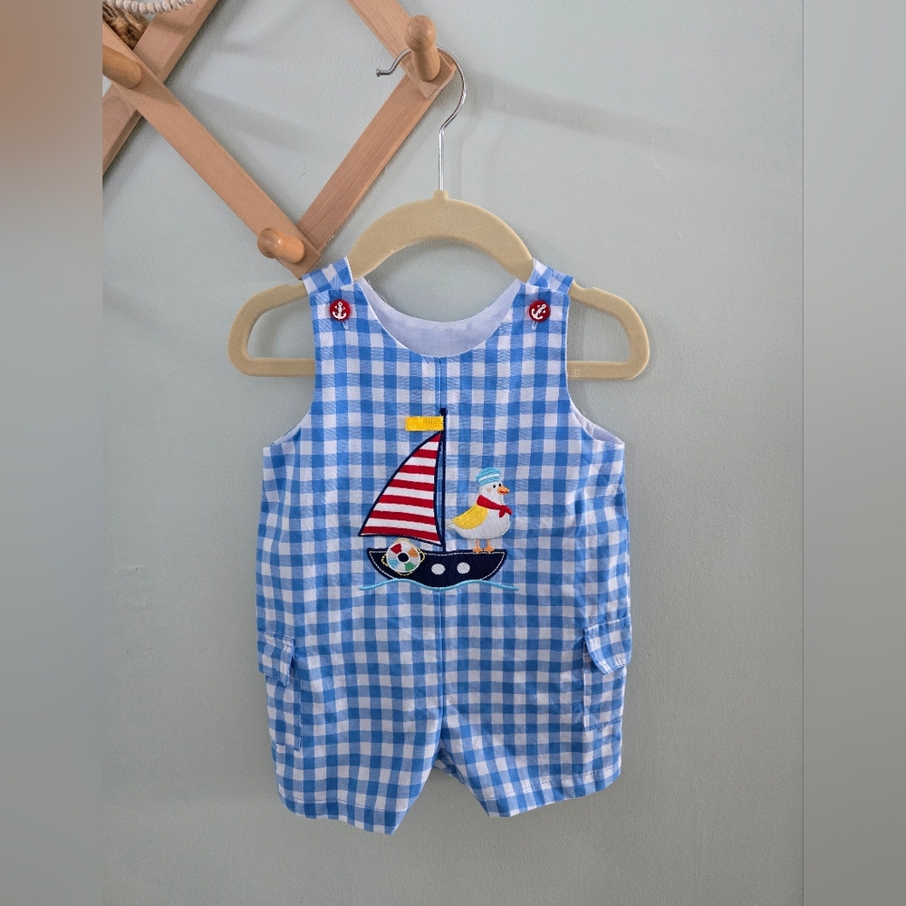 Gingham Shortall Romper